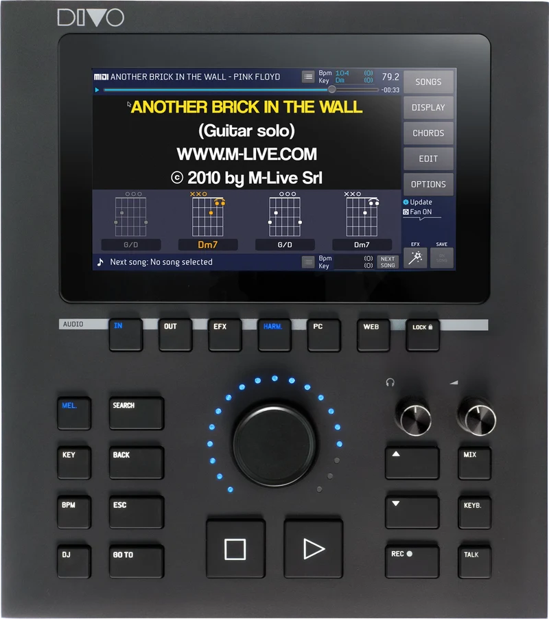 M-live Divo Base 64 GB backing-track player