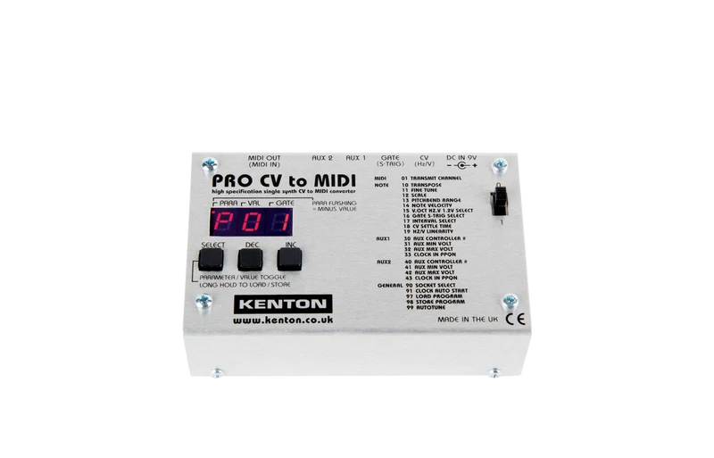 Kenton Pro CV to MIDI