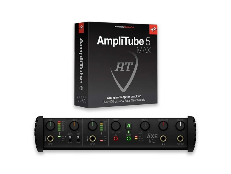 IK Multimedia AXE I/O + AmpliTube 5 MAX Bundle