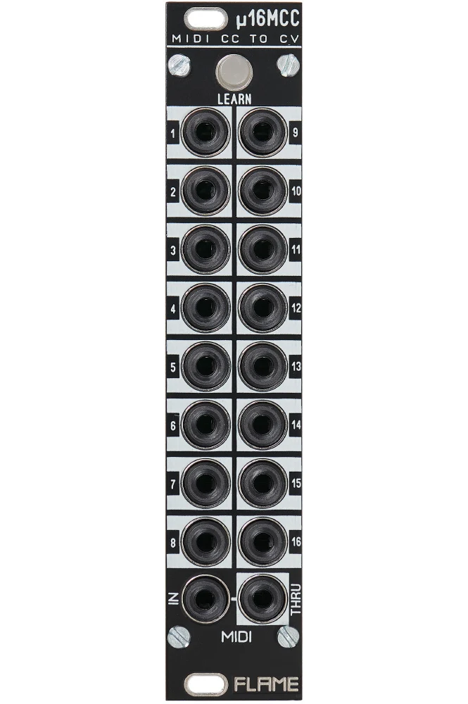 Flame u16MCC MIDI CC-to-CV