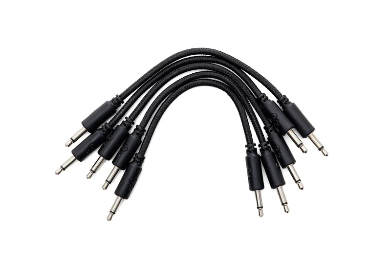 Erica Synths Braided Eurorack Patch Cables 10cm (5 pcs)