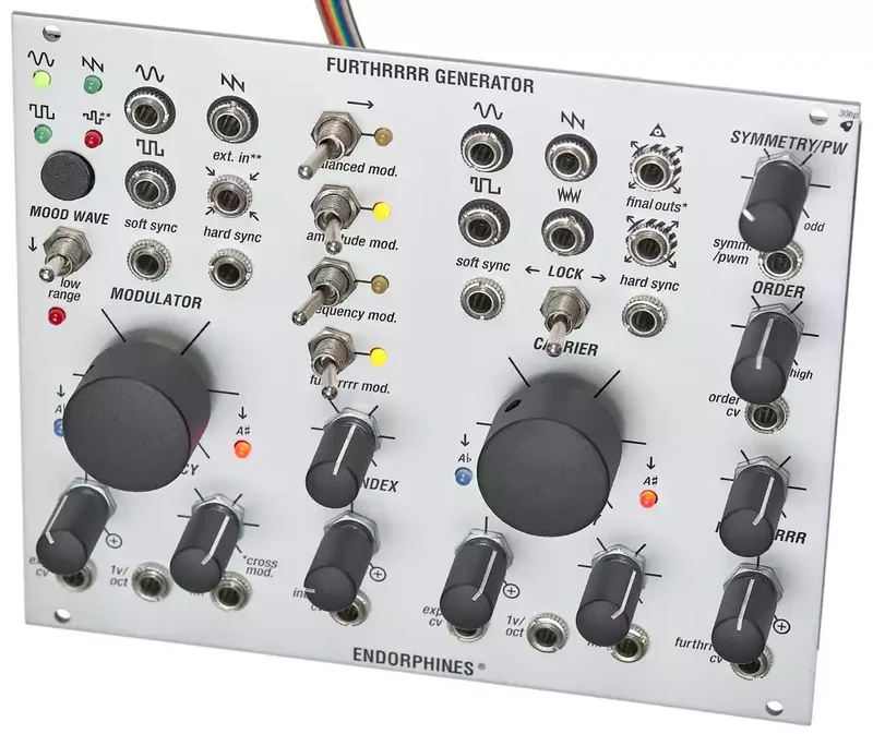 Endorphin.es Furthrrrr Generator Dual VCO Silver