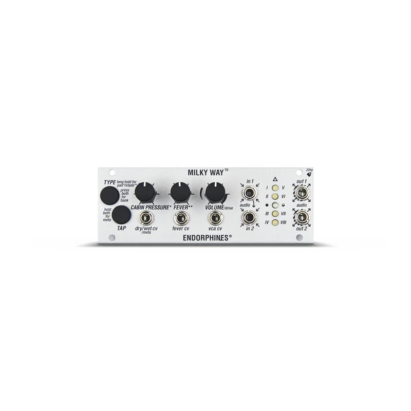 Endorphin.es 1U Milky Way Silver