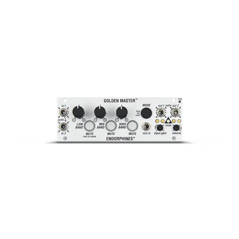 Endorphin.es 1U Golden Master Silver