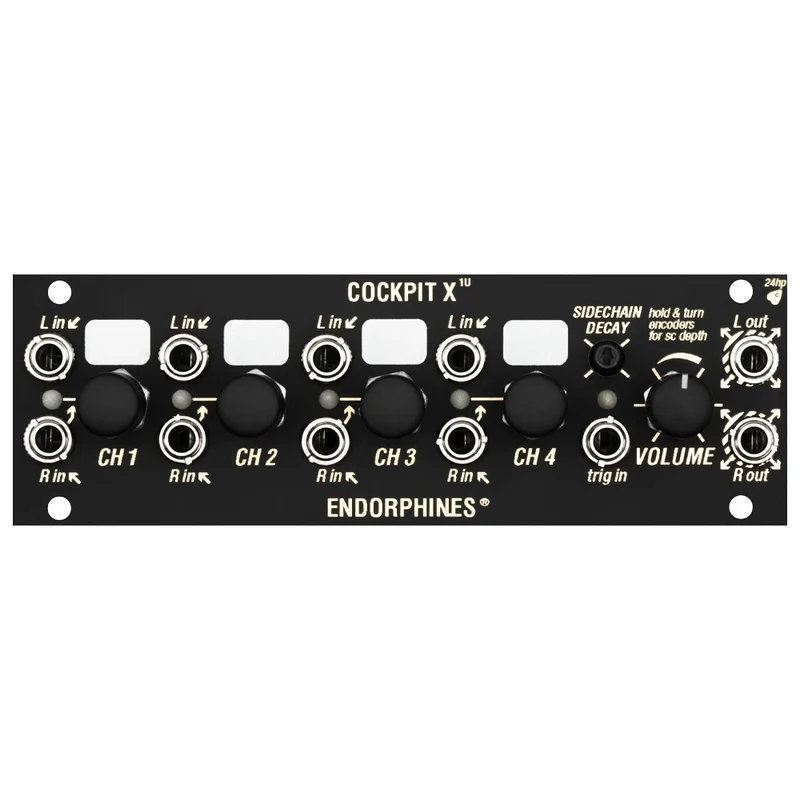 Endorphin.es 1U Cockpit X Black