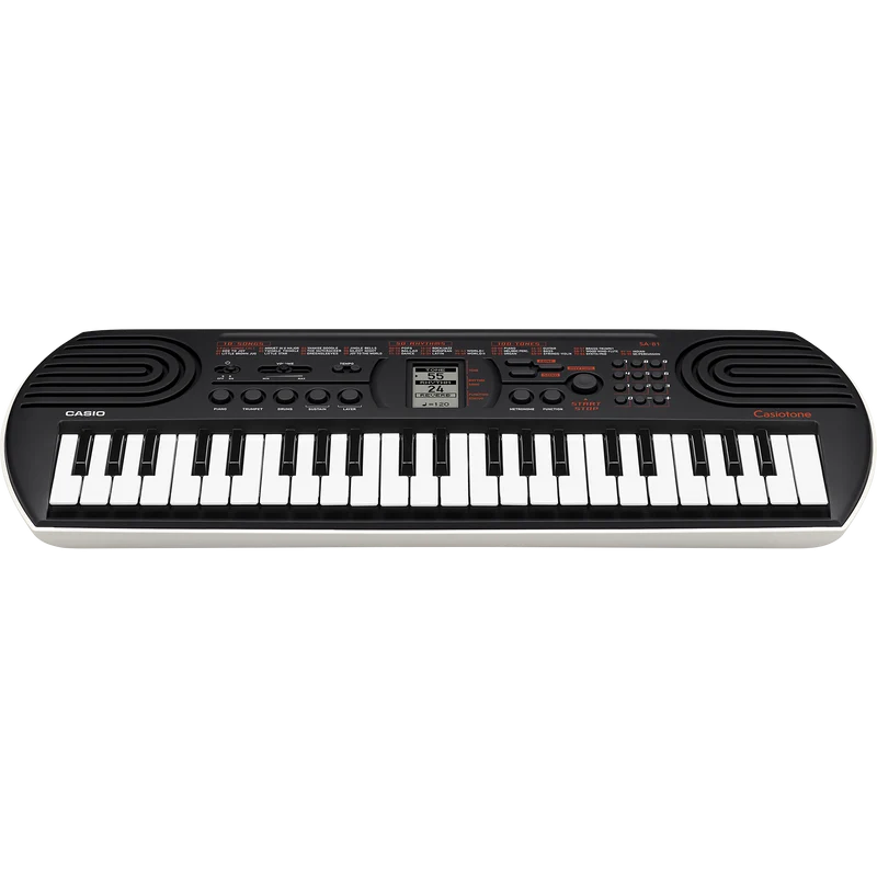 Casio SA-81 Mini Size Keyboard with Mini Keys (Black/White).