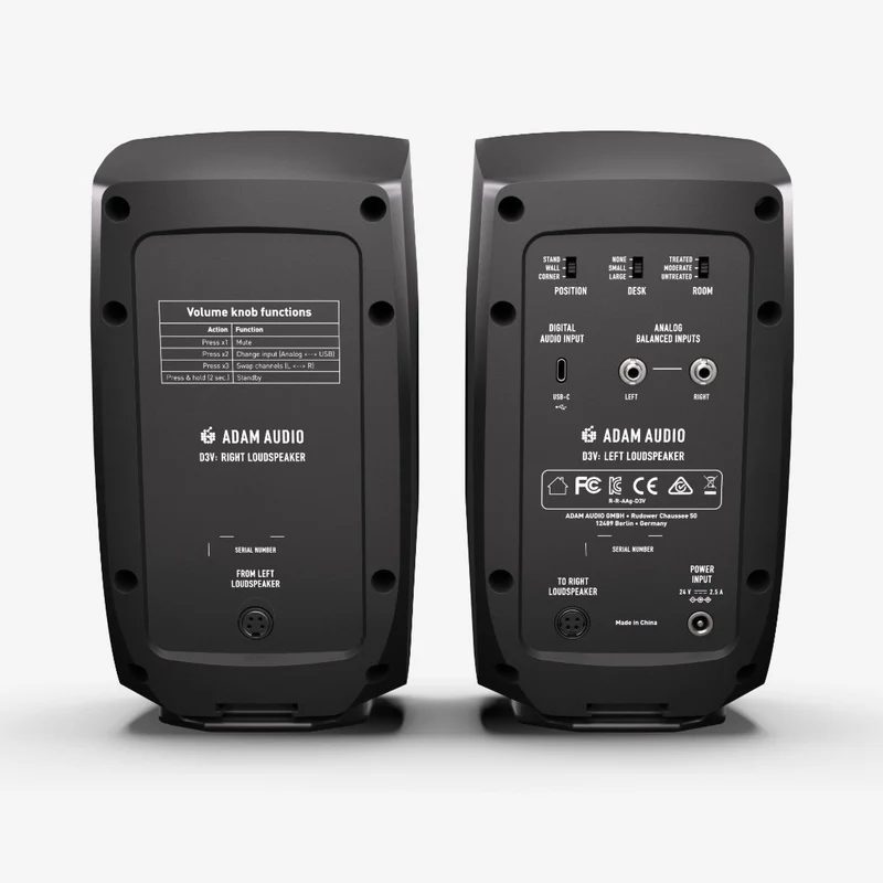 Adam Audio D3V Black