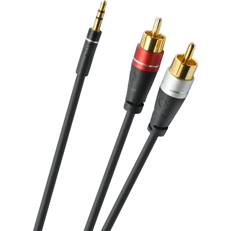 OEHLBACH Audio Jack RCA Link - Hochwertiges Klinkenstecker-Cinchkabel der SELECT-Klasse