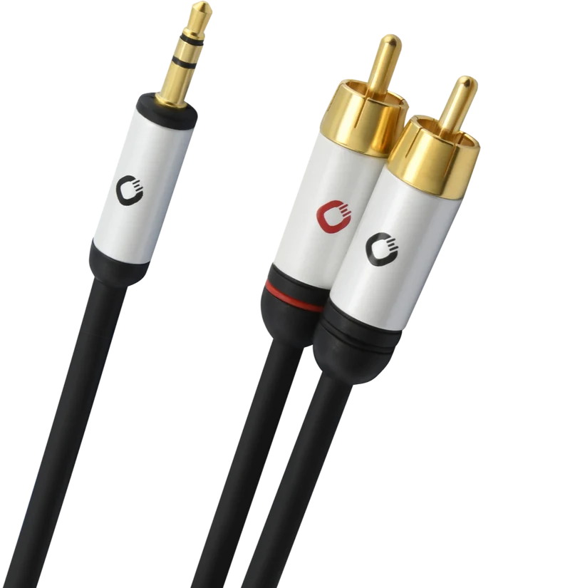 OEHLBACH i-Connect RCA Jack 3,5 Klinke auf 2xCinch
