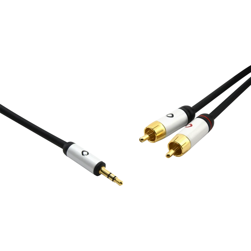 OEHLBACH i-Connect RCA Jack 3,5 Klinke auf 2xCinch