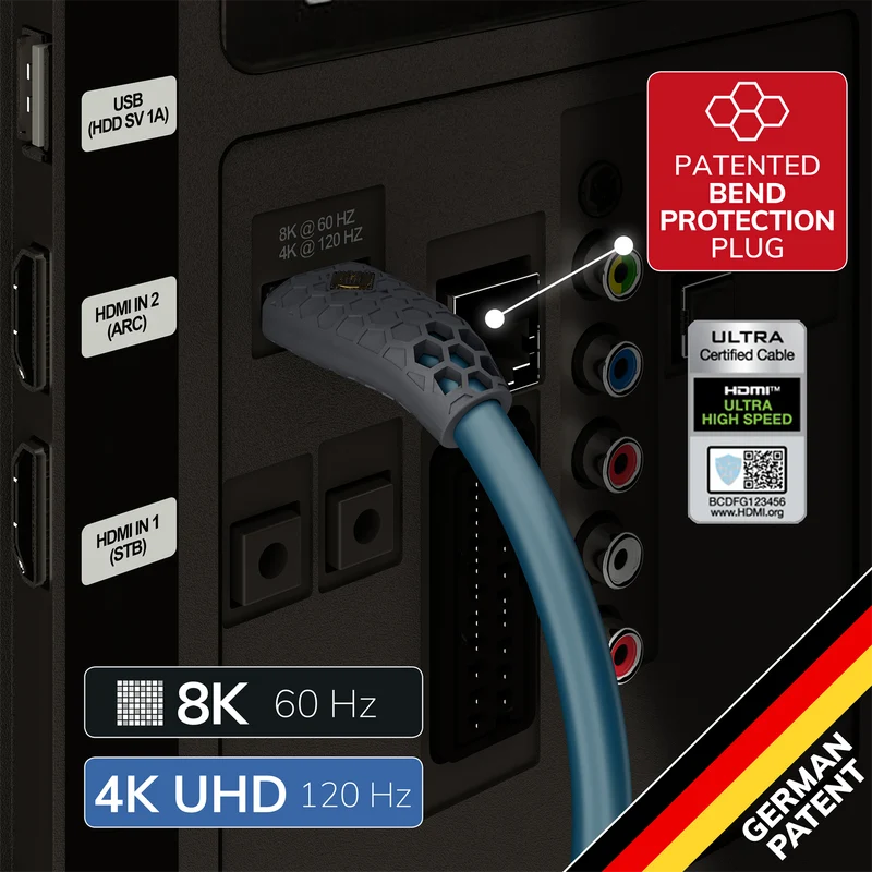 OEHLBACH Flex Evolution 2.1. UHD Ultra High-Speed HDMI® Kabel 8K