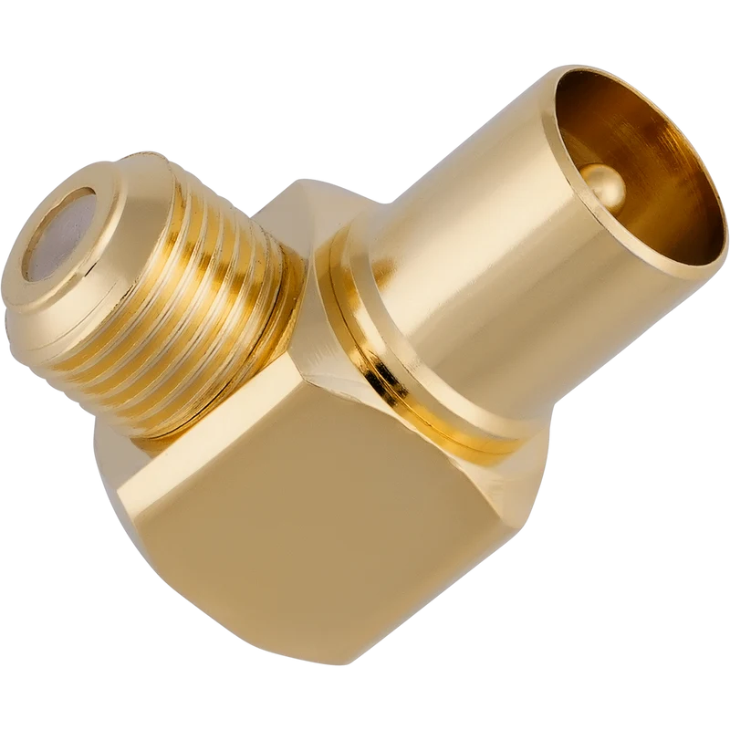 OEHLBACH Transmission Shift IEC Antennen-Stecker Winkel, 2er Set (Stecker+Buchse)
