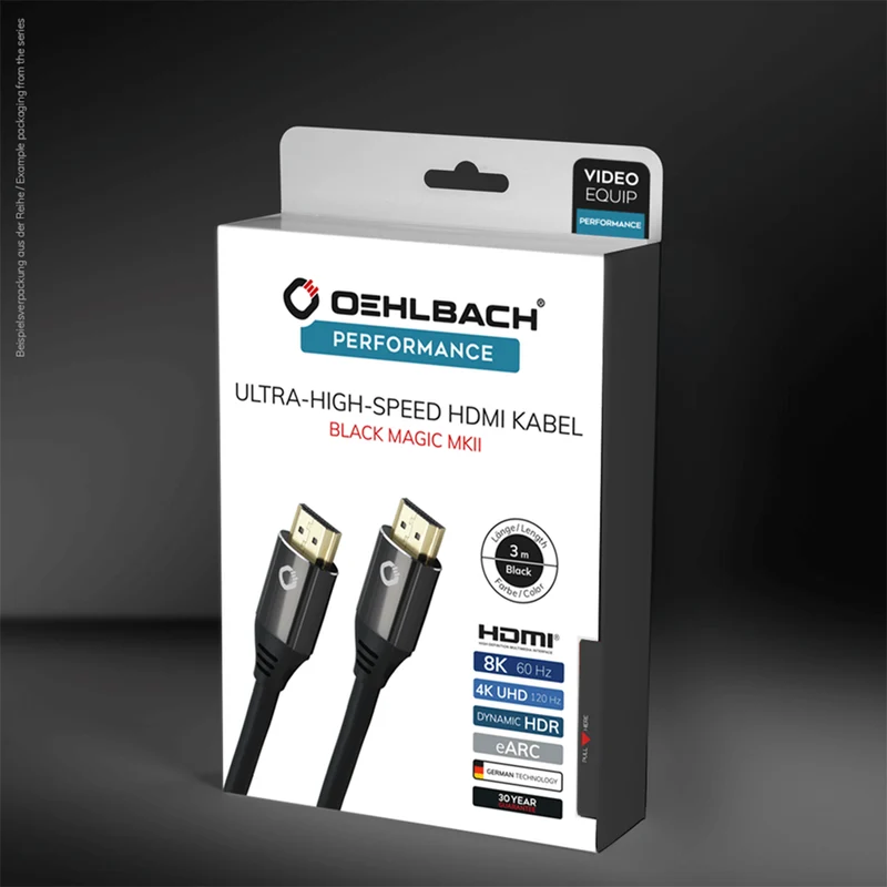 OEHLBACH Black Magic MK II - 8 K Ultra High-Speed HDMI® Kabel