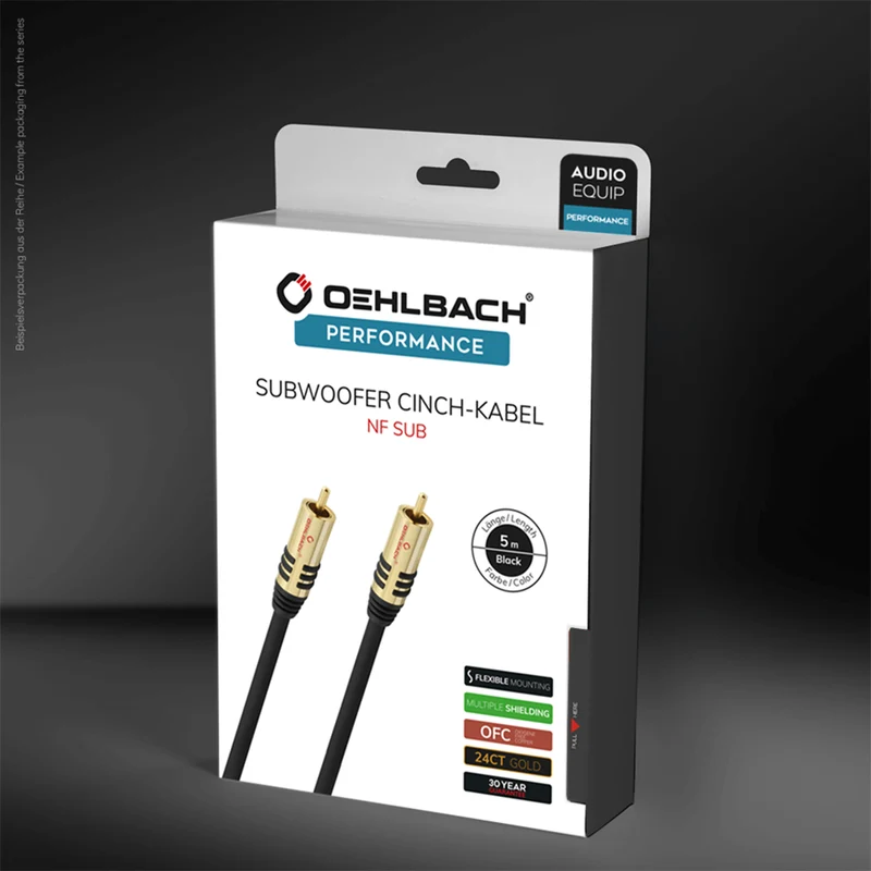 OEHLBACH NF SUB Subwoofer-Kabel Cinchstecker