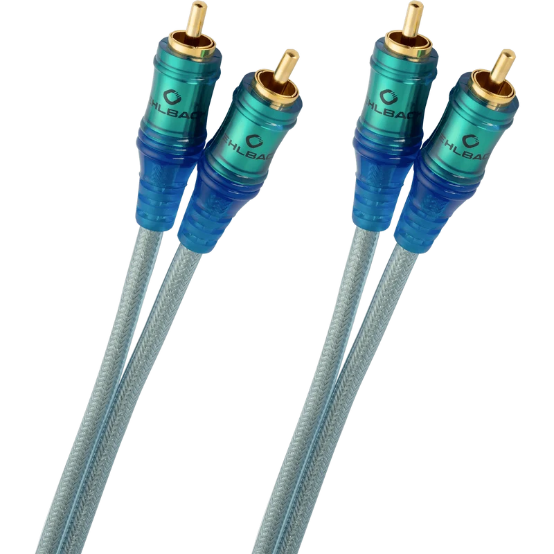 OEHLBACH Ice Blue NF Audio-Cinch-Kabel