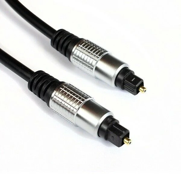 Toslink Kabel / LWL / Metal Plug - Variation "eBW"