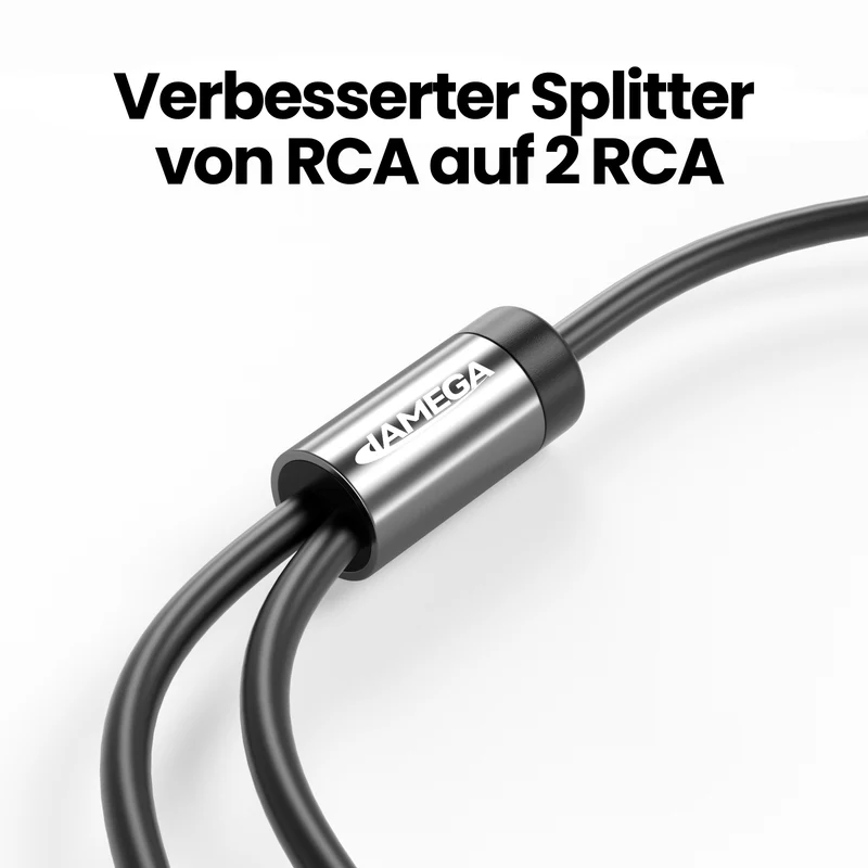 RCA auf 2 RCA Y-Kabel - Variation