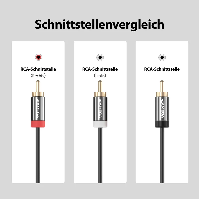 RCA auf 2 RCA Y-Kabel - Variation