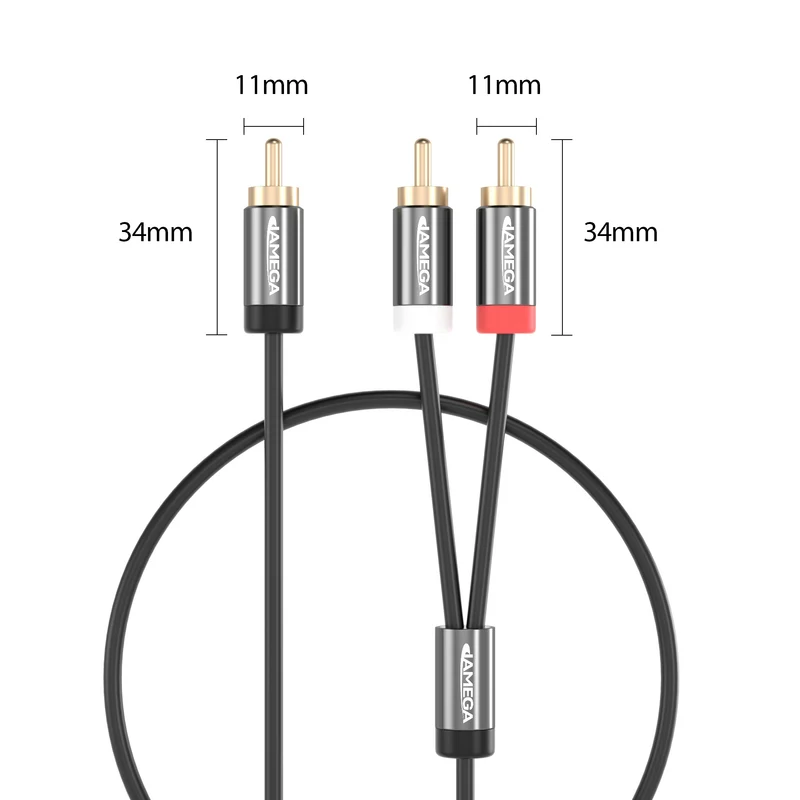 RCA auf 2 RCA Y-Kabel - Variation