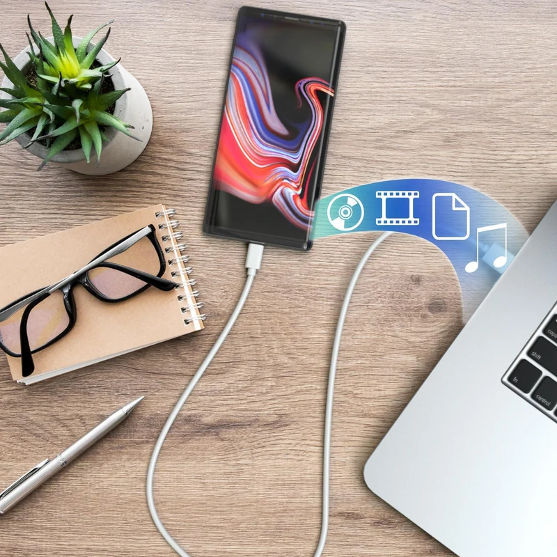 USB C Kabel | Unicolor | *NEW MODEL* - White - Variante "eBW"
