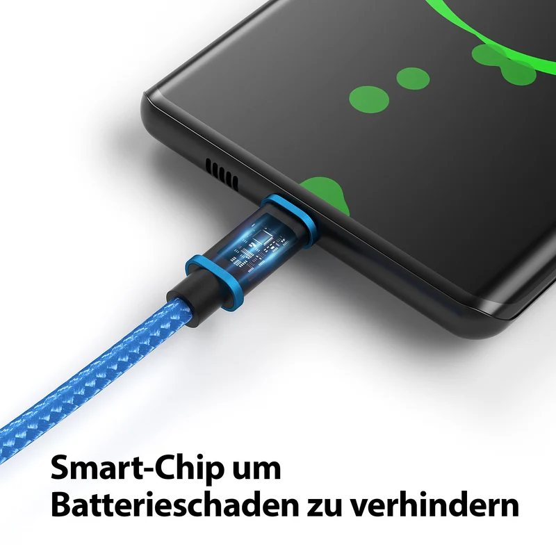 micro USB Kabel - Blue - Variante "eBW"
