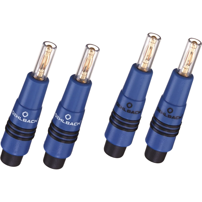 OEHLBACH Banana B96 bis 6,0mm² blau 4 Stk