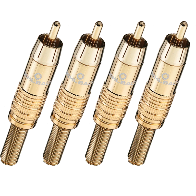 OEHLBACH CJG 51 5,5mm Cinch Stecker Gold 4Stk