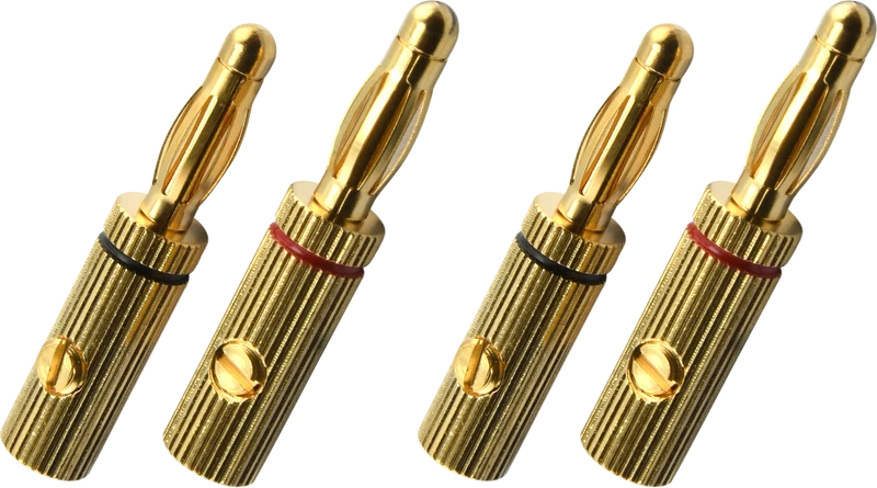 OEHLBACH Banana B3 Pin bis 4,0mm² gold 4 Stk