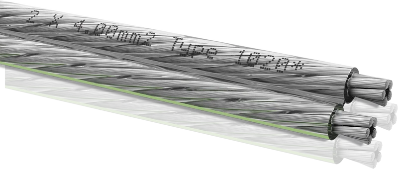 OEHLBACH Silverline 40 LS-Kabel 2x4,0mm² versilbert Preis pro Meter