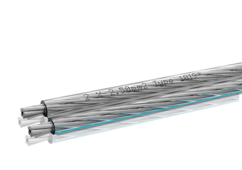 OEHLBACH Silverline 25 LS-Kabel 2x2,5mm² versilbert, Preis pro Meter