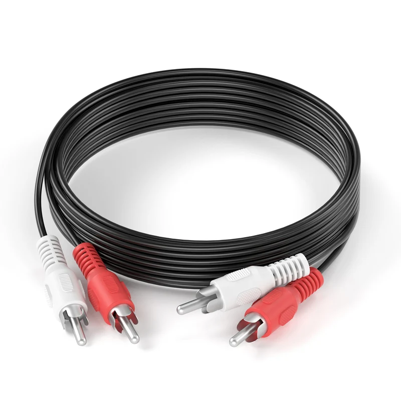 2x Cinch Stecker auf 2x Cinch Stecker Kabel - Variation "eBW"