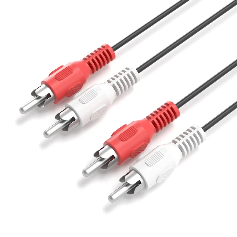 2x Cinch Stecker auf 2x Cinch Stecker Kabel - Variation "eBW"