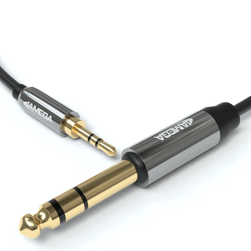 3,5mm Klinkenstecker - 6,3mm Klinkenstecker Stereo Kabel - Variation