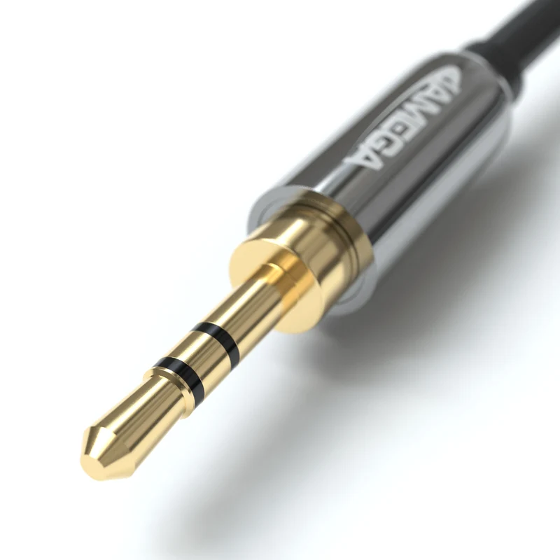 3,5mm Klinkenstecker - 2x RCA Cinch Stecker Kabel - Variation "eBW"