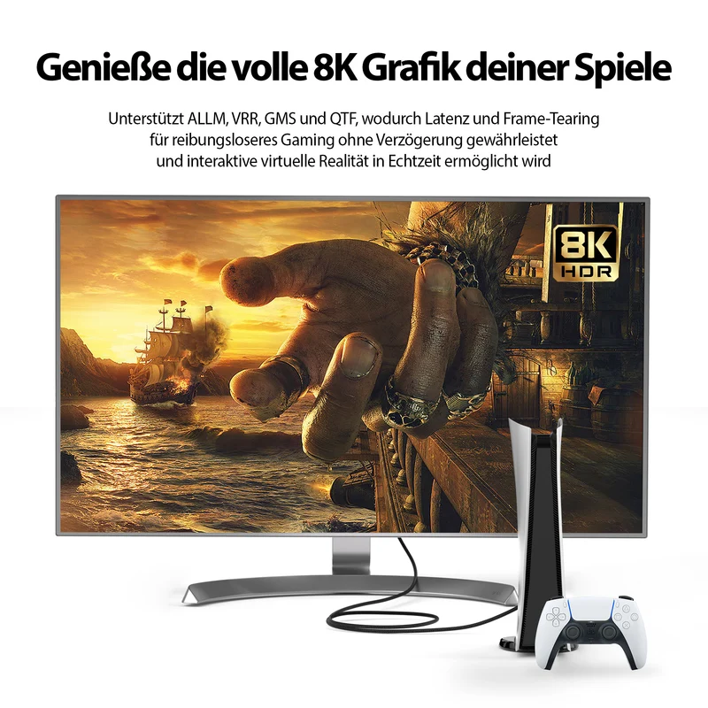 8K Premium Ultra High Speed HDMI Kabel - Variation