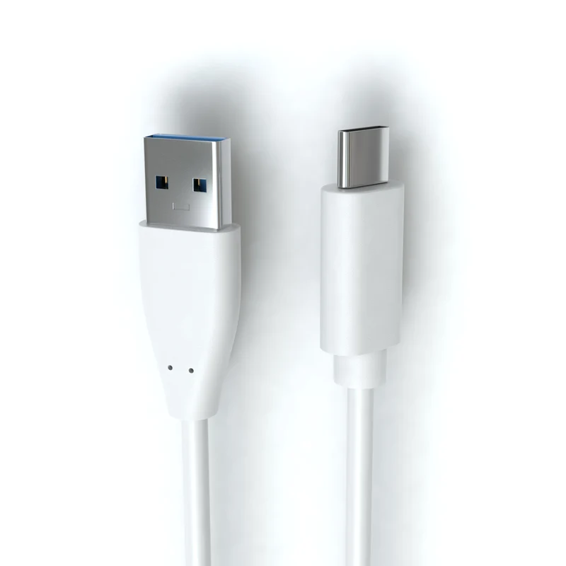 USB-A Adapterkabel, USB-C, 3.0, weiß - Variation