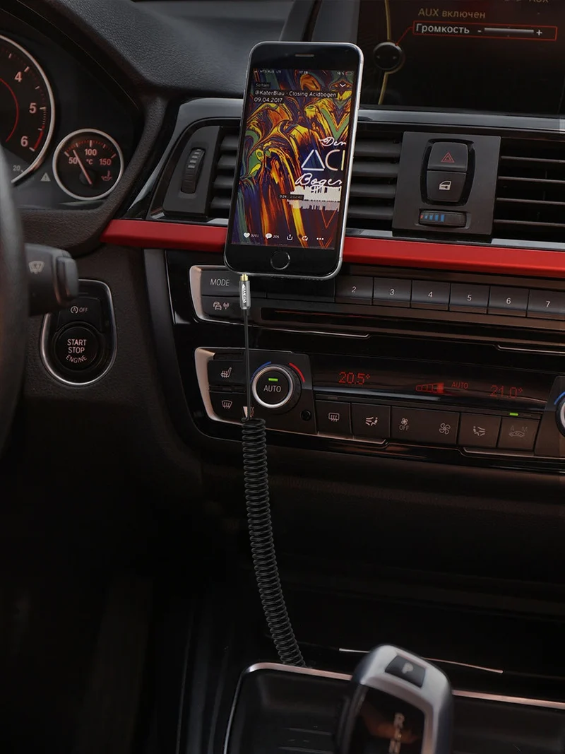 AUX Cabel 3.5mm with spring - Variation