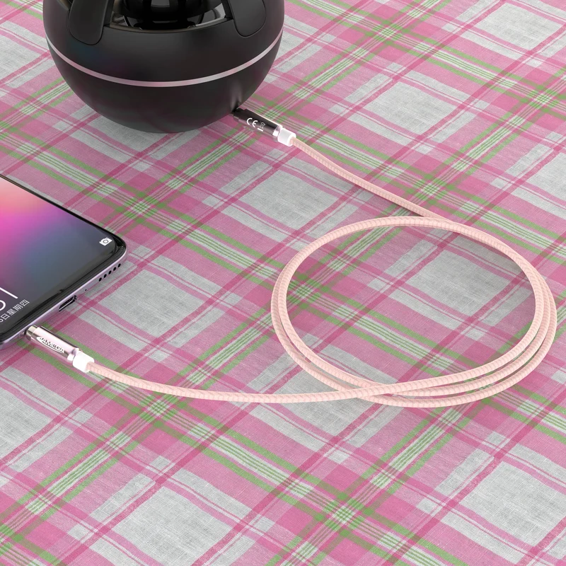 AUX Cable 3,5mm nylon / rosegold - Variation
