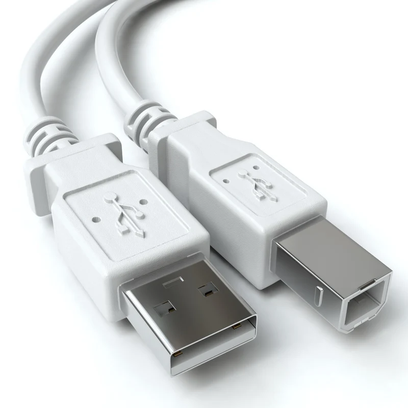 USB-A zu USB-B, Grau - S-Impuls Variante