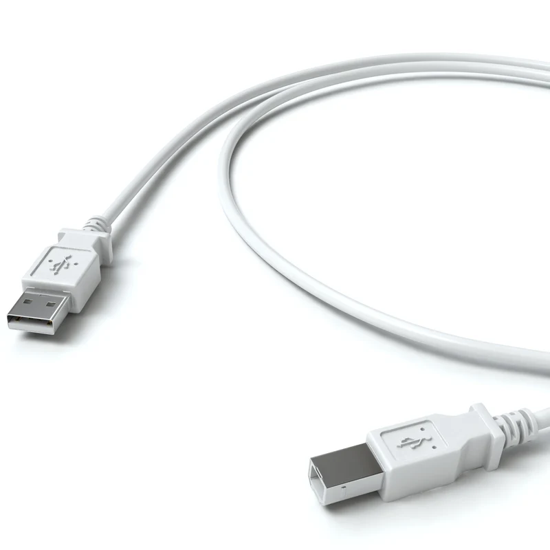 USB-A zu USB-B, Grau - S-Impuls Variante