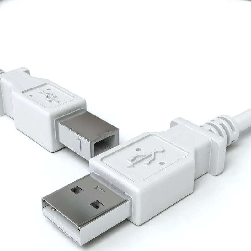USB-A zu USB-B, Grau - S-Impuls Variante