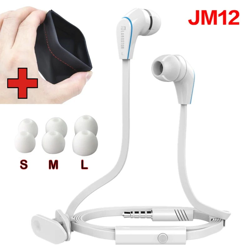 Super Bass In-Ear Kopfhörer Headset Earphone JM12 für Samsung Xiaomi LG HTC