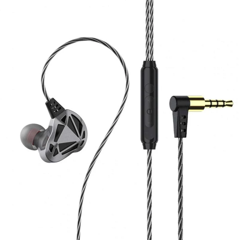 Premium Headset Kopfhörer QKZ-AK7 Pro HiFi In-Ear-Headset Ohrhörer + Hardcase
