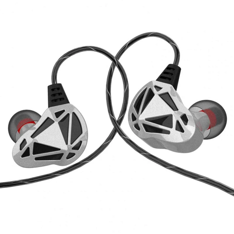 Premium Headset Kopfhörer QKZ-AK7 Pro HiFi In-Ear-Headset Ohrhörer + Hardcase