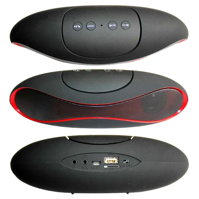 Bluetooth Lautsprecher BIG Rugby Speicherkarte USB Musik Wireless SoundBox