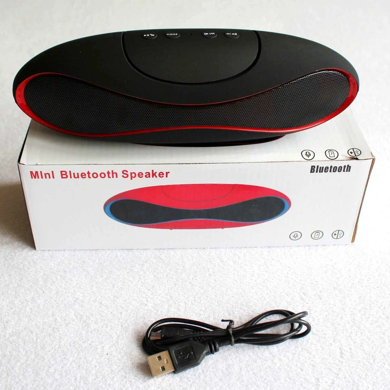 Bluetooth Lautsprecher BIG Rugby Speicherkarte USB Musik Wireless SoundBox