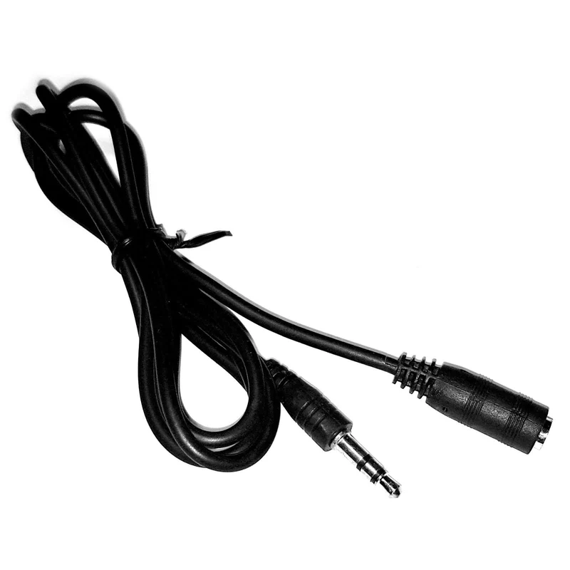 1m Audio Kabel 3,5mm Klinke Verlängerung Verlängerungskabel Klinkenkabel schwarz