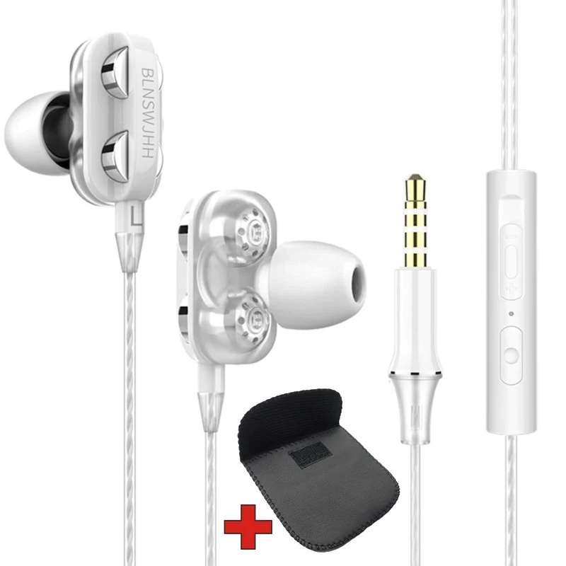 Super Bass In-Ear Doppeltreiber Kopfhörer X12 Ohrhörer Earphone Headset
