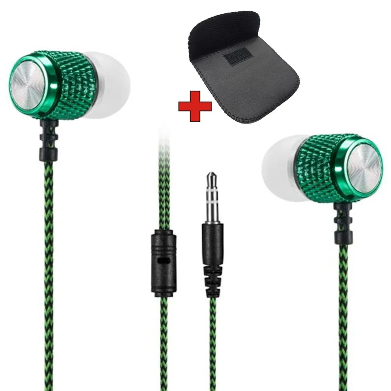 Super Bass Kopfhörer S25 In-Ear Ohrhörer Earphone Case
