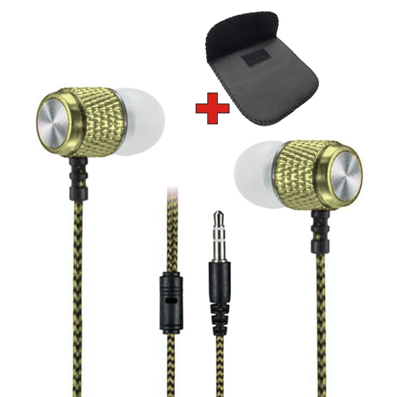 Super Bass Kopfhörer S25 In-Ear Ohrhörer Earphone Case